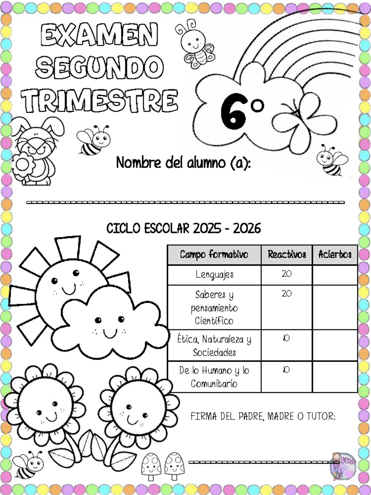 Examen 2DO Trimestre Lengua y Saberes 2025-2026 - Studocu
