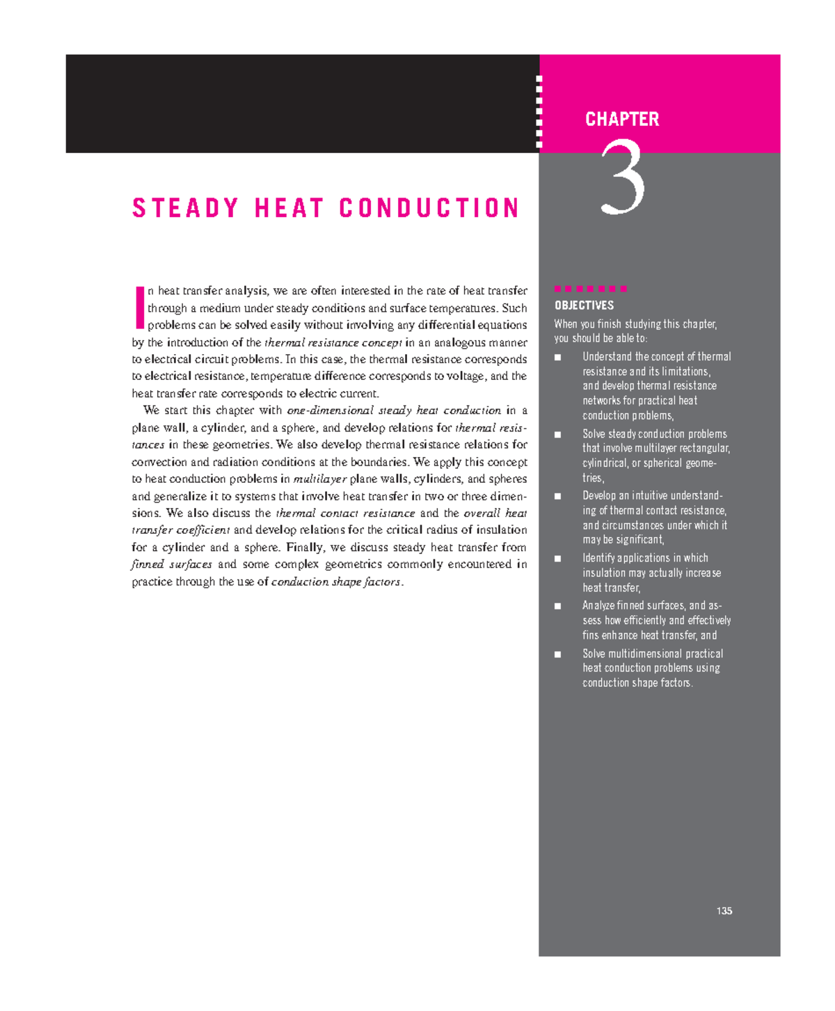 Chapter 03: Steady Heat Conduction Analysis and Thermal Resistance ...
