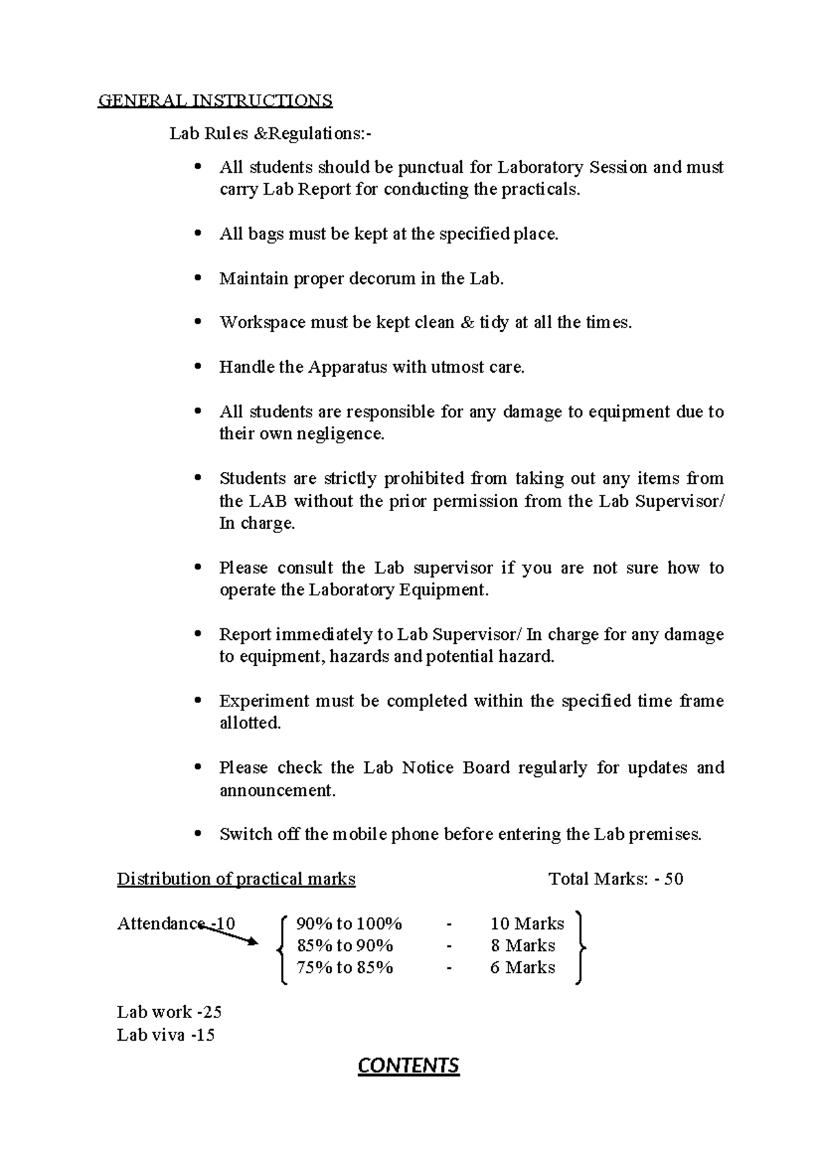 Java Programming Lab Manual: General Instructions and Guidelines - Studocu