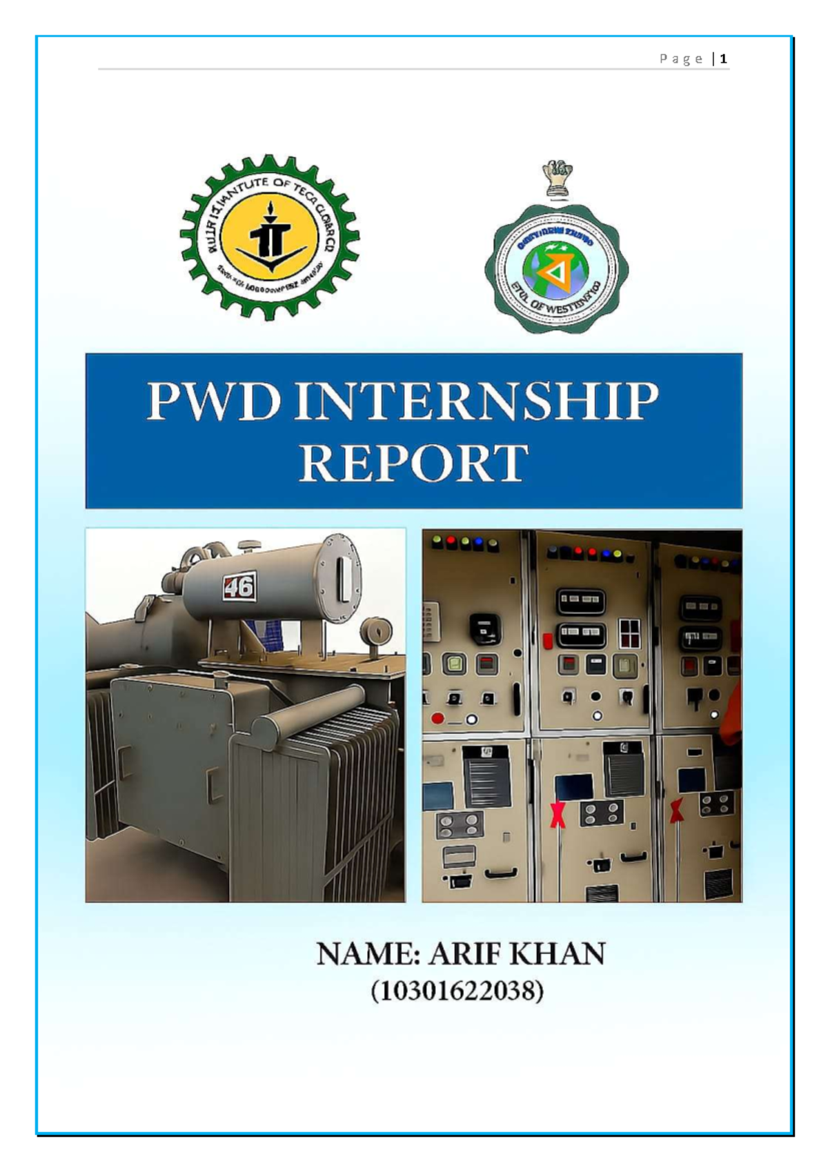 INDOOR SUBSTATION TRAINING REPORT - B.TECH ELECTRICAL ENG. - Studocu