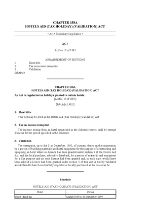 Cap137 - Hotel Refreshment Charge ACT - CHAPTER 137 HOTEL REFRESHMENT ...