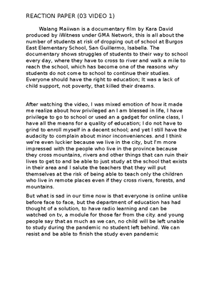 Position Paper in EAPP - Grade Level: Grade 11 Learning Area: EAPP Date ...