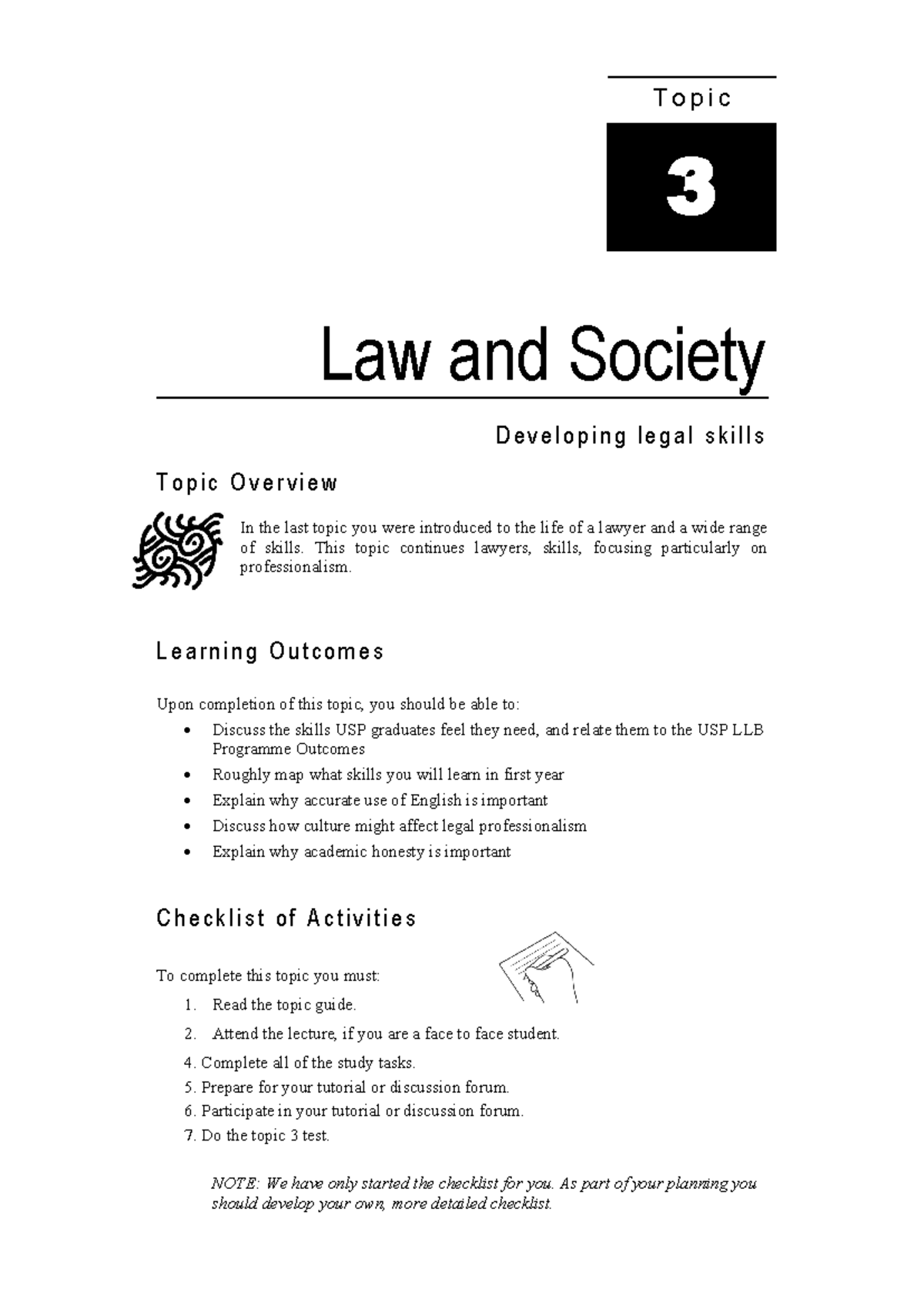 Reflective Writing and Thinking: A Guide for LW110 Law Students - Law ...