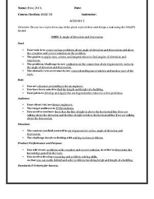 Document 5 - Math - humms - 1 A. Yes. D-A-E-B-D-C-E-D is an euler ...