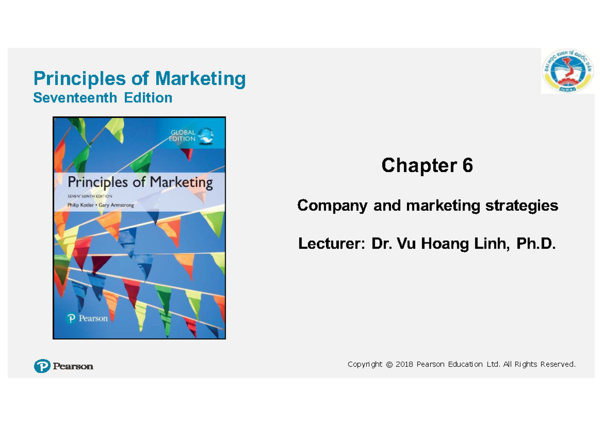 Chapter 6: Company and Marketing Strategies - Principles of Marketing ...