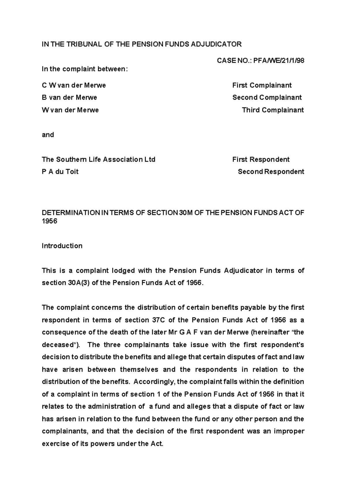 Unit 5 Lecture Notes: LAWSA & Case Summary Analysis - Studocu