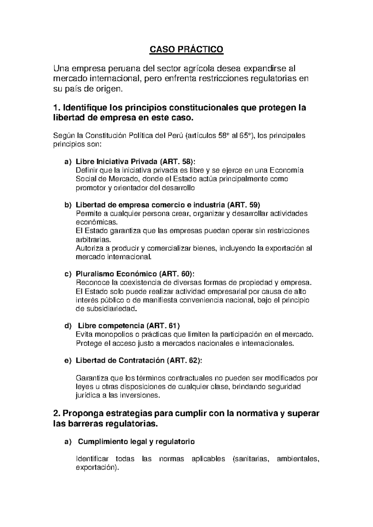 CASO PRÁCTICO: Estrategias para la Expansión Internacional en Perú ...