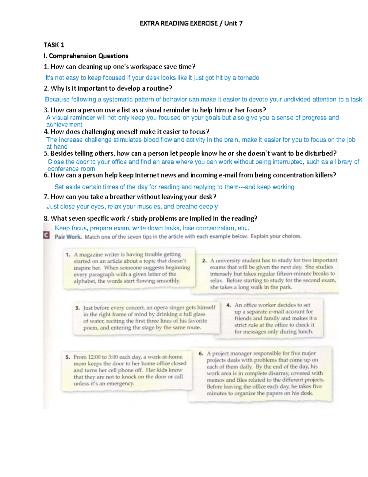 Slot 31 - AI Activities for Reading Comprehension & Writing Qs - Studocu
