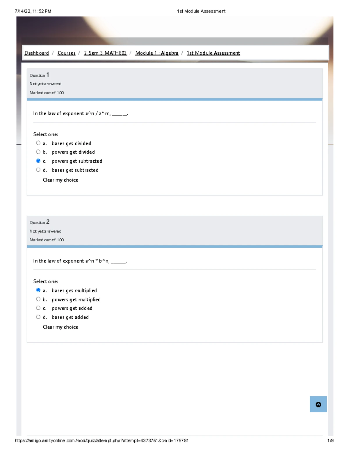 Project Inst 2 - Amity - 1. Project Based Learning is the application ...
