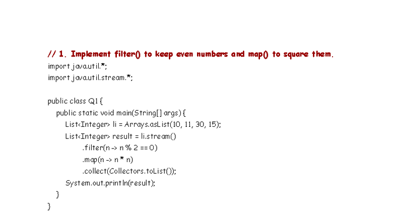 Lab 6 Java Notes: Functional Programming & Annotations - Studocu