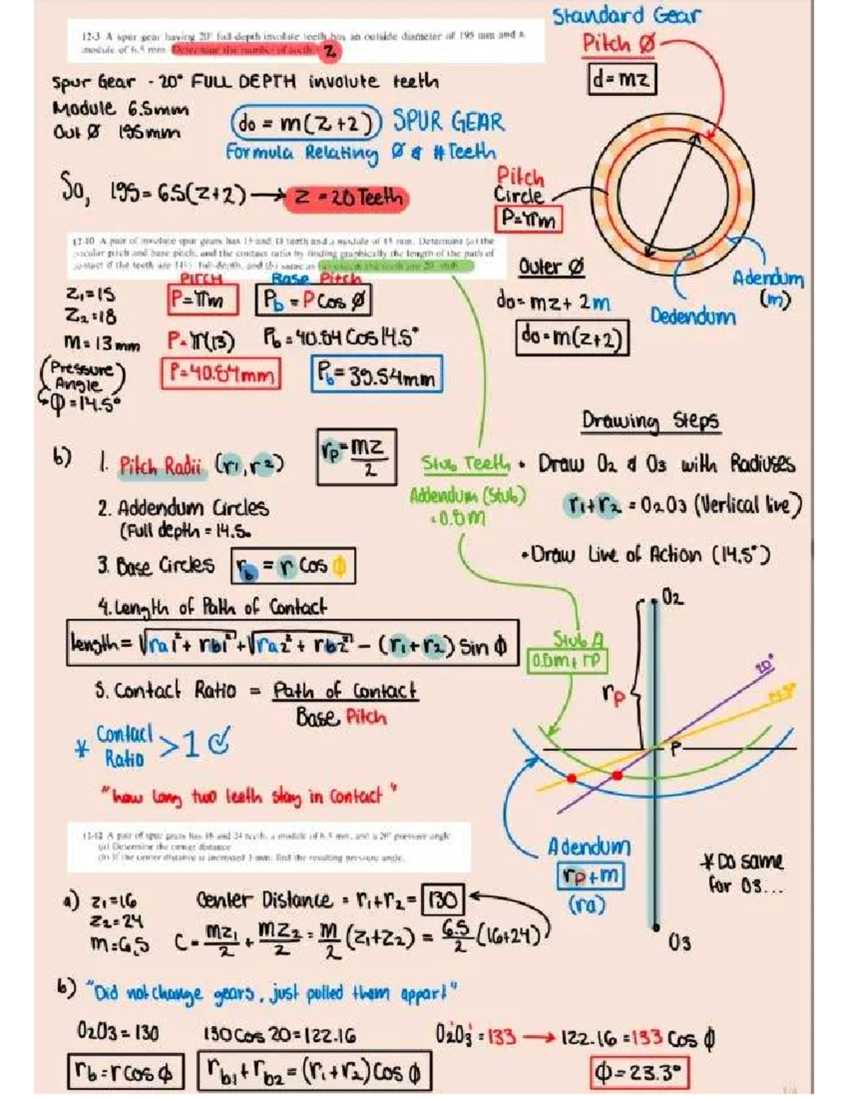 Practice Questions for Gears - Assignment 6 (ENGR 101) - Studocu