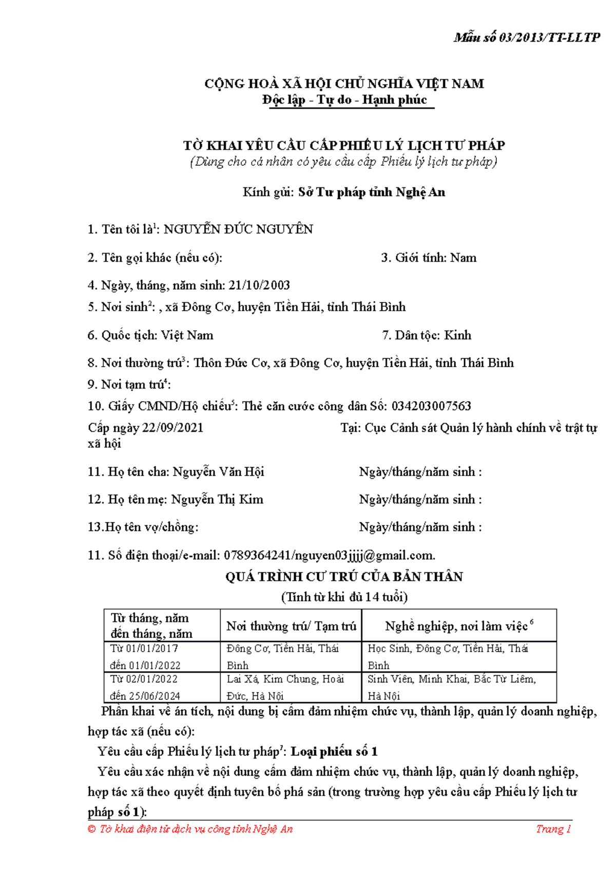 Aa4103e0 af94 42d0 97e5 c6d400dd4610 - Mẫu số 03/2013/TT-LLTP CỘNG HOÀ ...