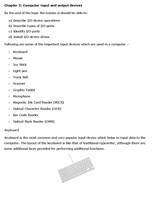 Chapter 13 - computer repair and maintenance notes - 13. Electronic ...