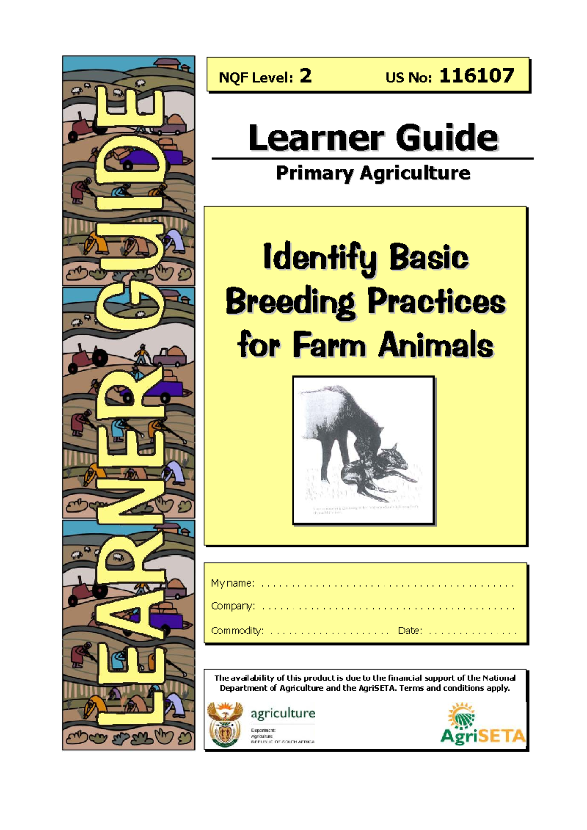 Learner Guide: Basic Breeding Practices for Farm Animals - Studocu