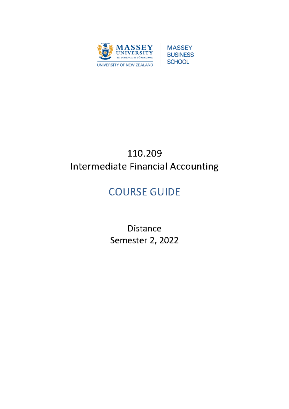 110.209 Intermediate Financial Accounting Course Guide - Final 2202 ...