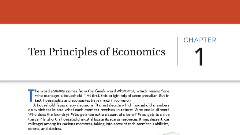 CHAPTER 1: Ten Principles of Economics - Overview and Insights - Studocu