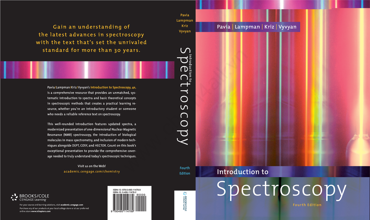 Introduction to Spectroscopy 5th Contents - For your course and ...