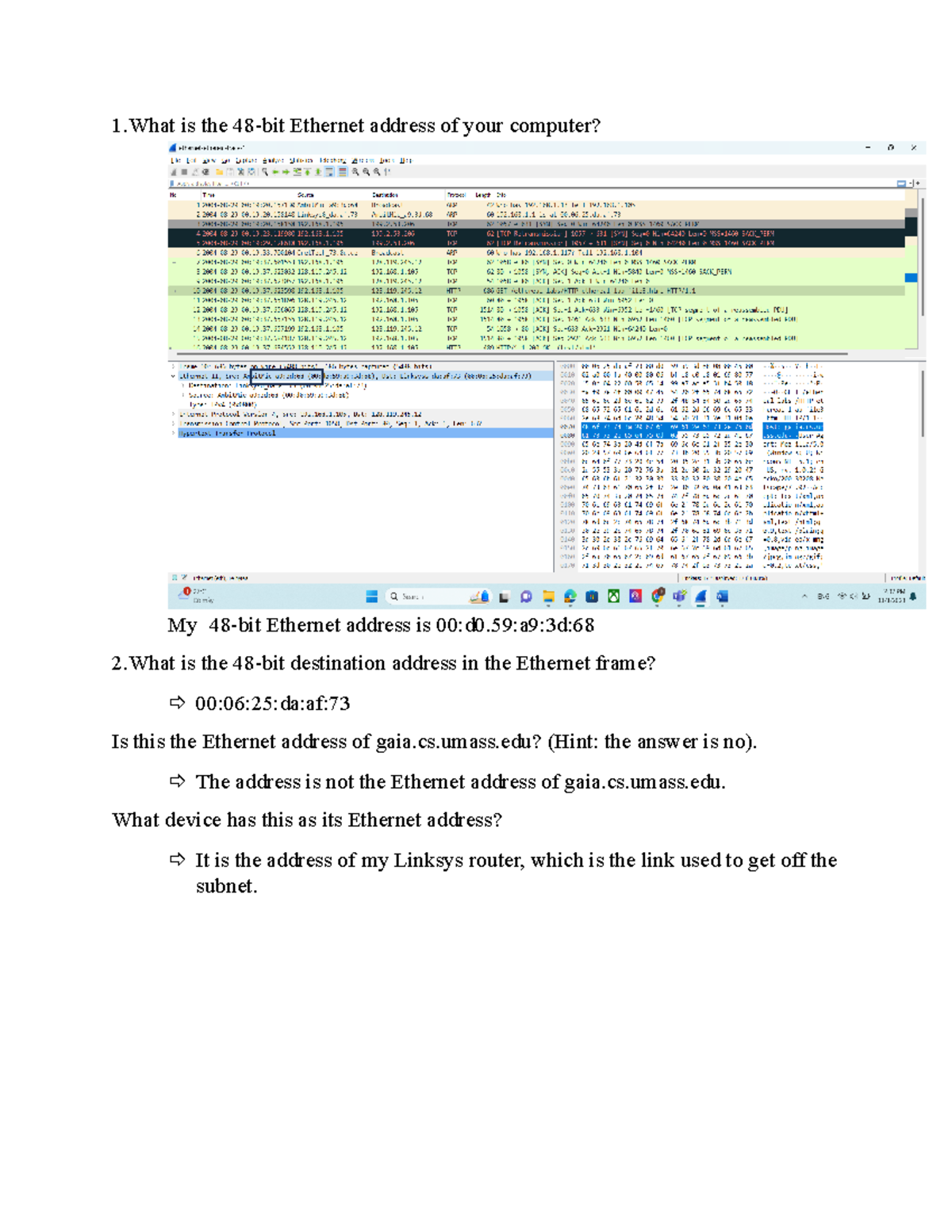Ethernet+ARP-Nguyen Thi Thu Thao - 1 is the 48-bit Ethernet address of ...