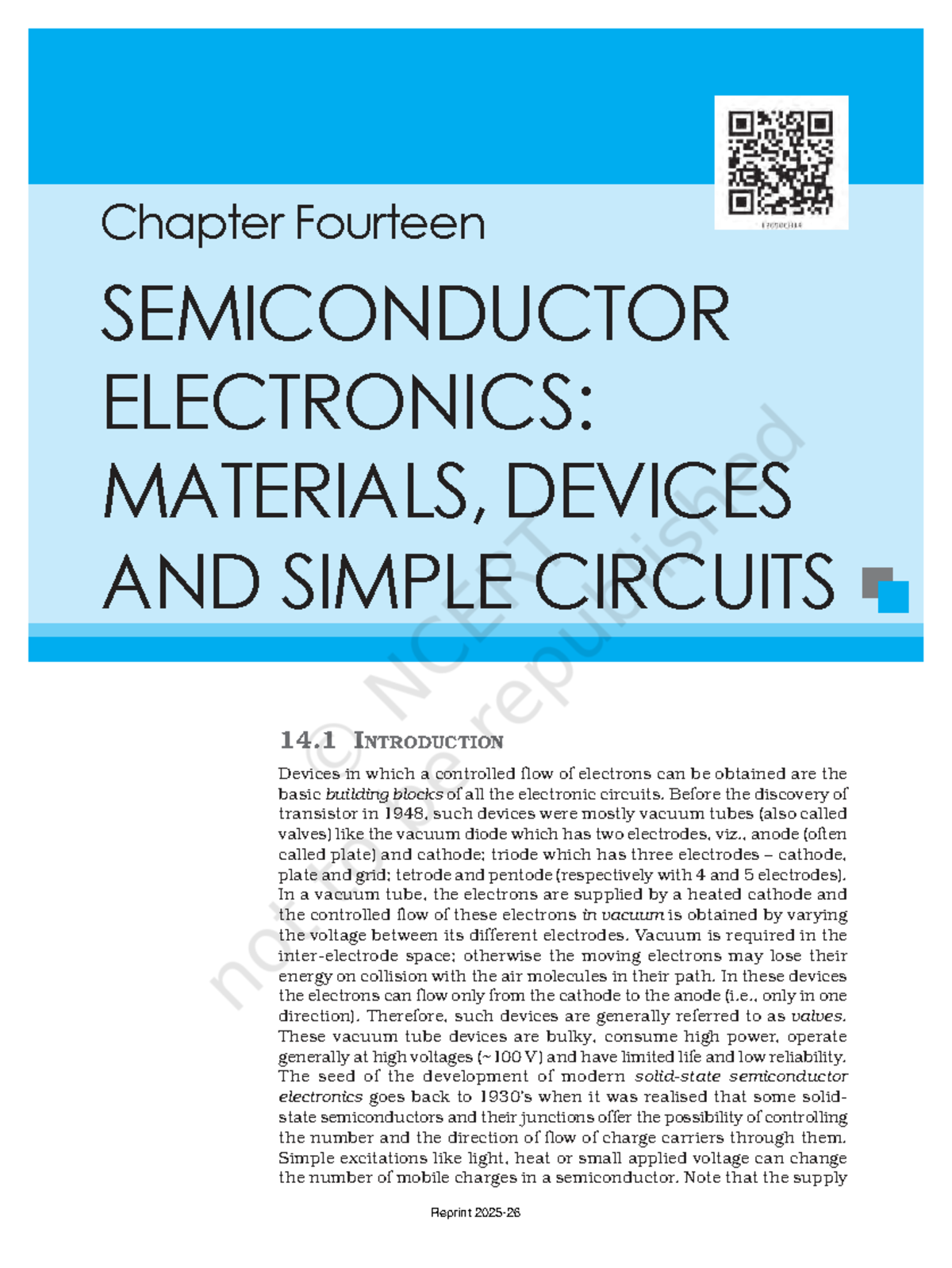 Chapter 14: Semiconductor Electronics - Materials, Devices & Circuits ...