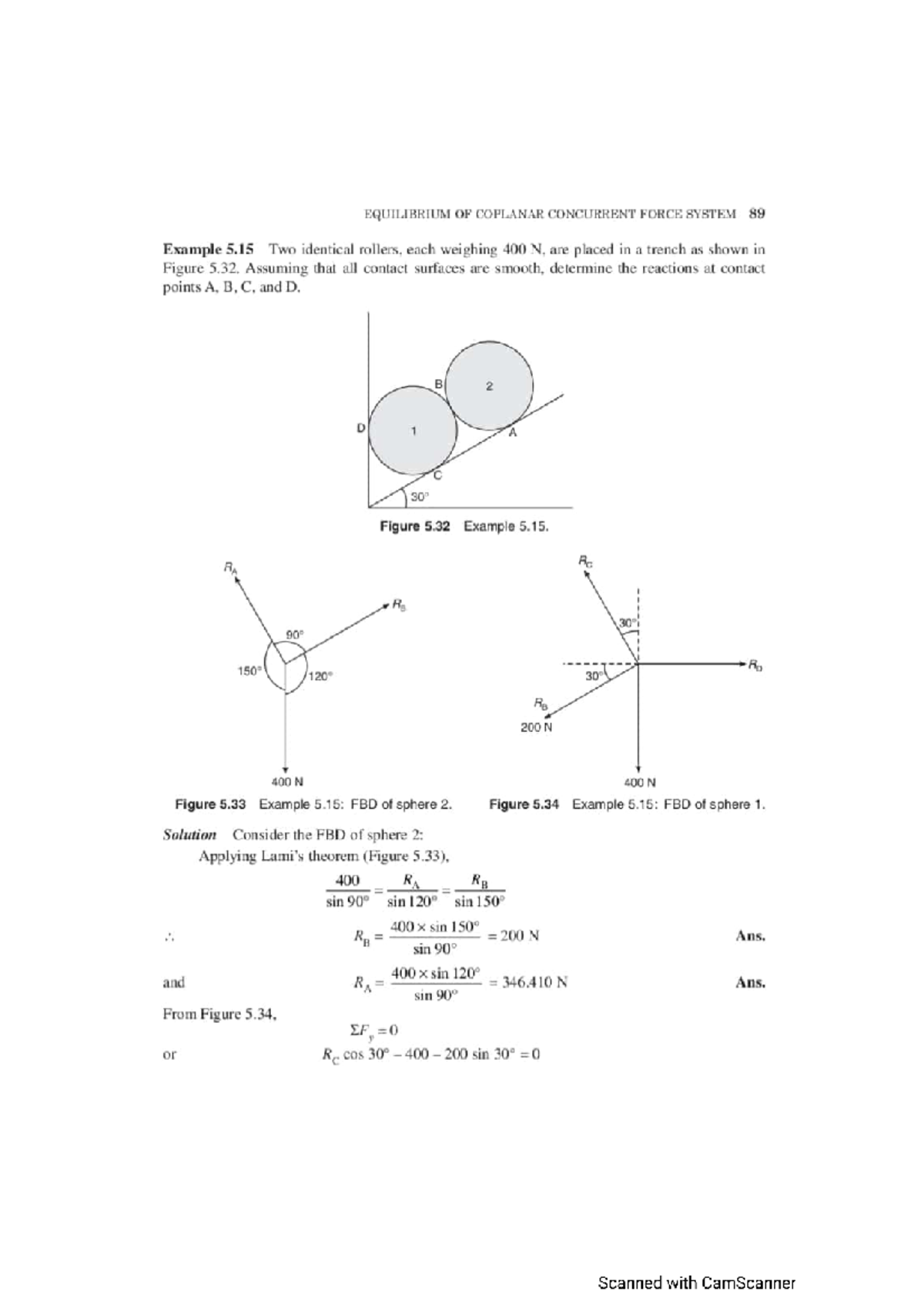 EQUILIBRIUM OF COPLANAR CONCURRENT FORCE SYSTEM: NUMERICAL APPLIED ...