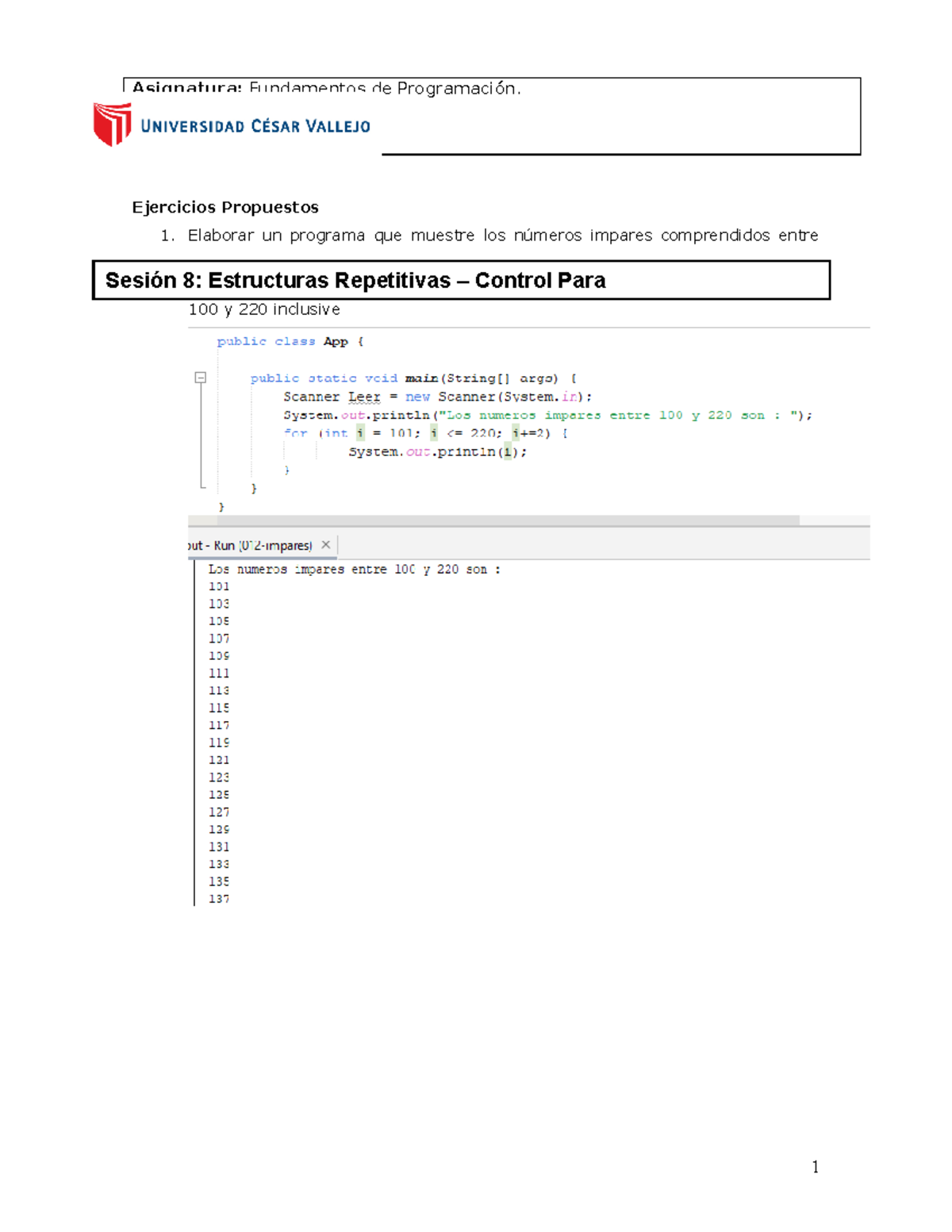 Guía Laboratorio 8 - practica de fundamentos de programación en java ...