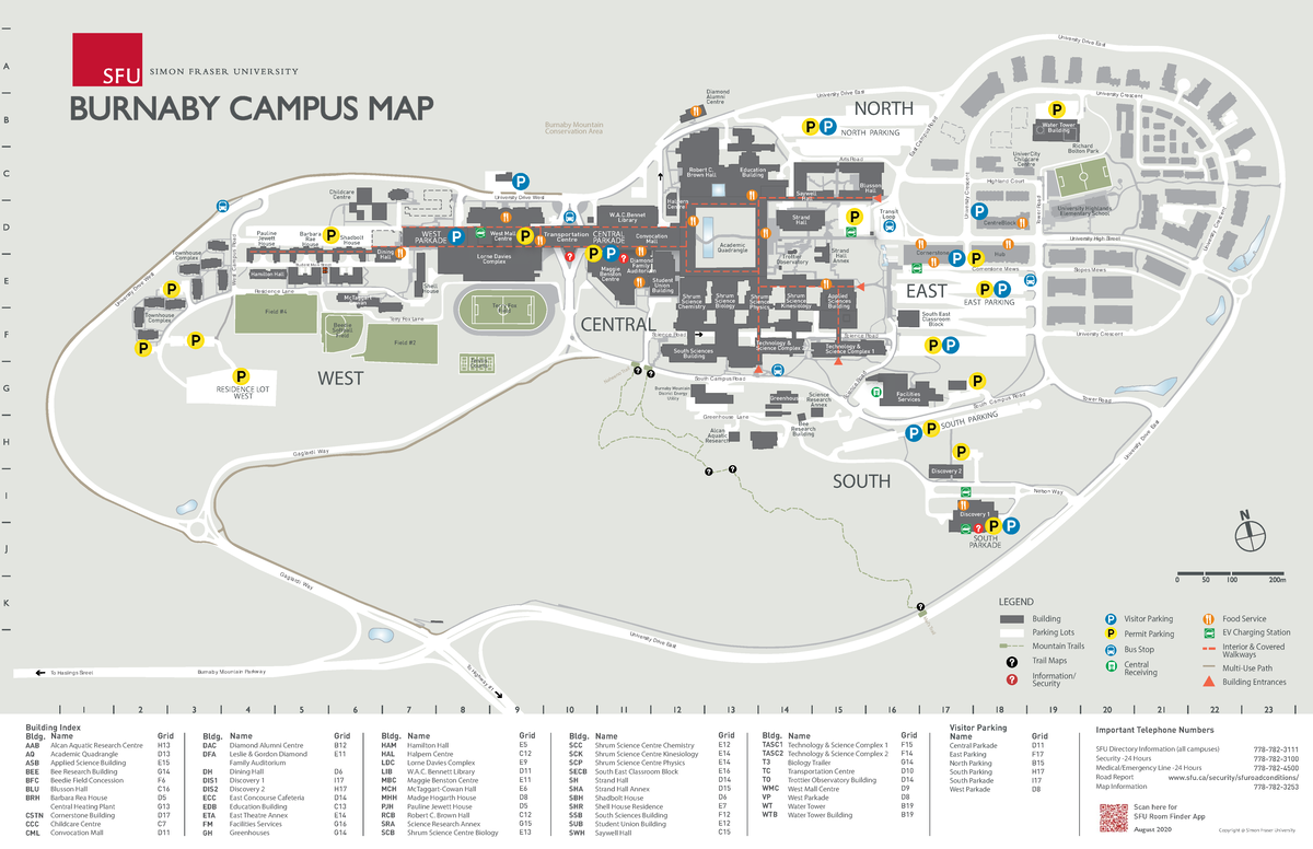University Of San Francisco Campus Map English Every Day! Oral Com