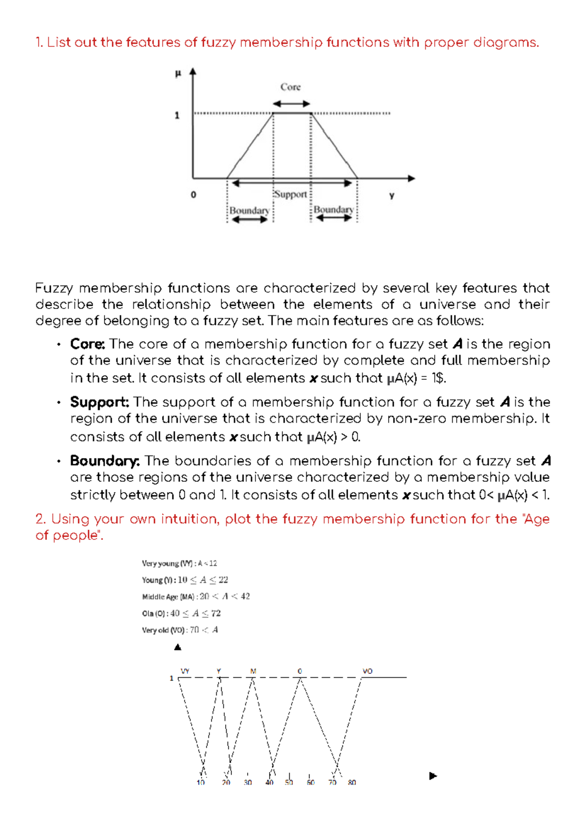 Soft 3 Mark - Features of Fuzzy Membership Functions and Operations ...