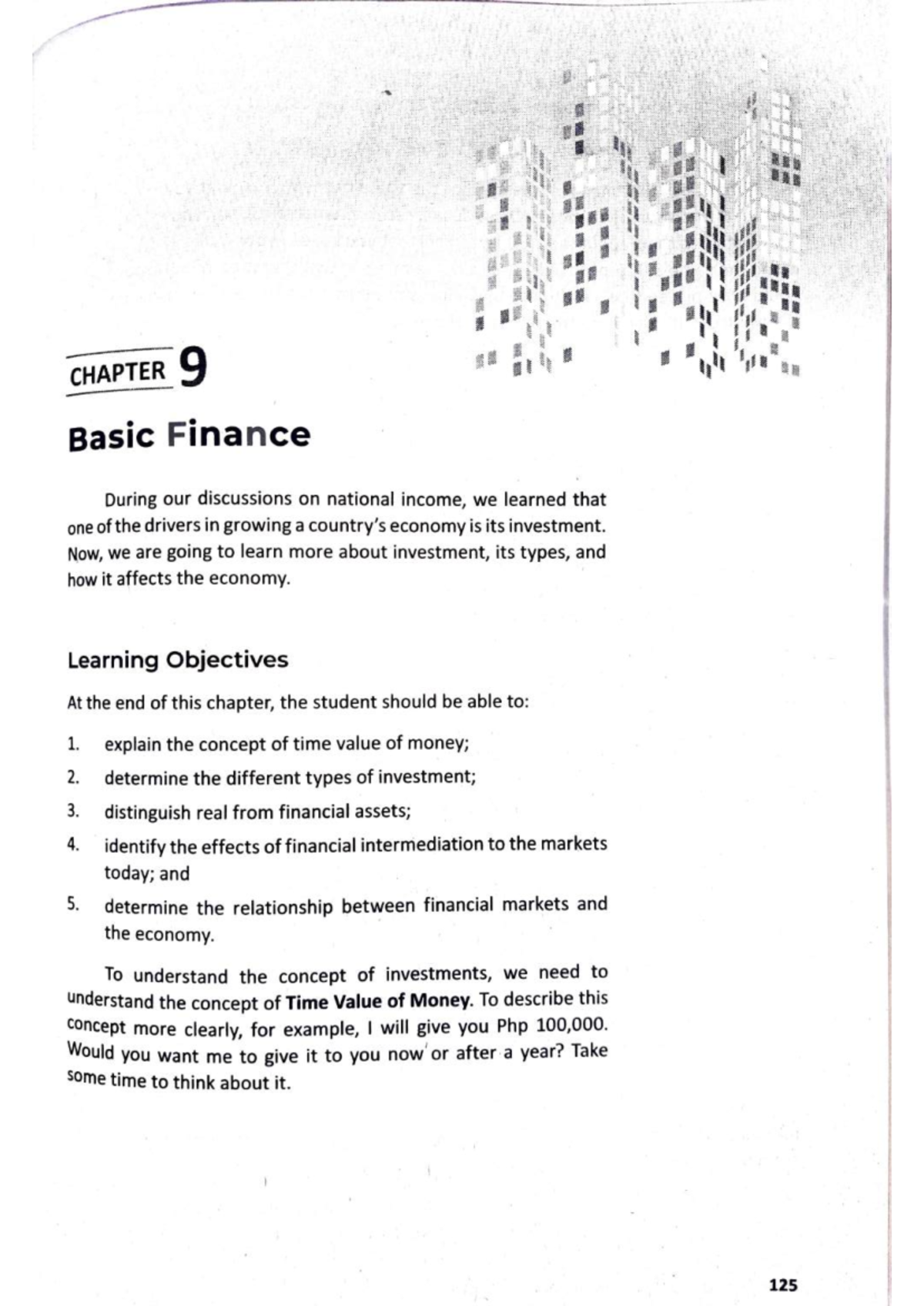 Chapter 9 - wwwwww - CHAPTER 9 Basic Finance During our discussions on ...