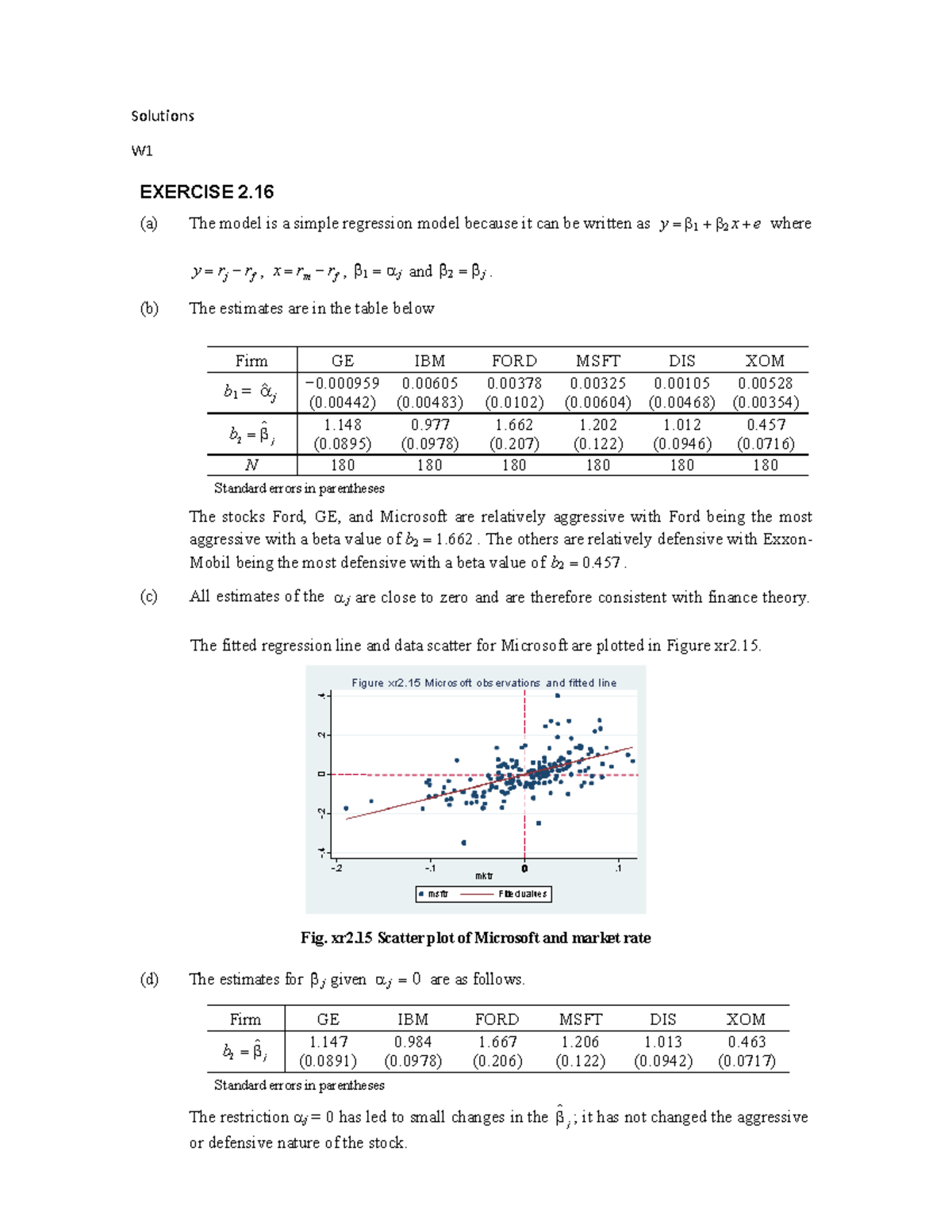 Solutions for workshop 1 in week 1. The input for R package question ...
