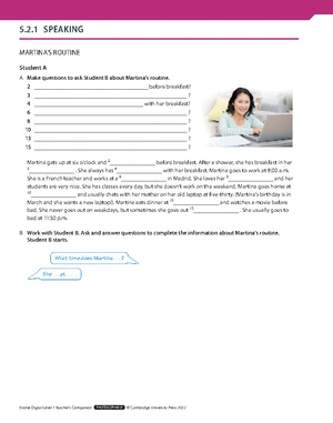 Evolve Digital Level 1 Worksheets 6: Vocabulary Places in Cities - Studocu