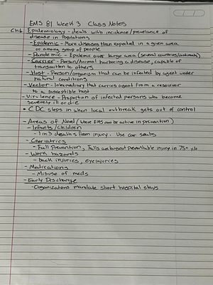 Final Exam Review for Course ABC 101: Key Concepts and Topics - EMS 81 ...