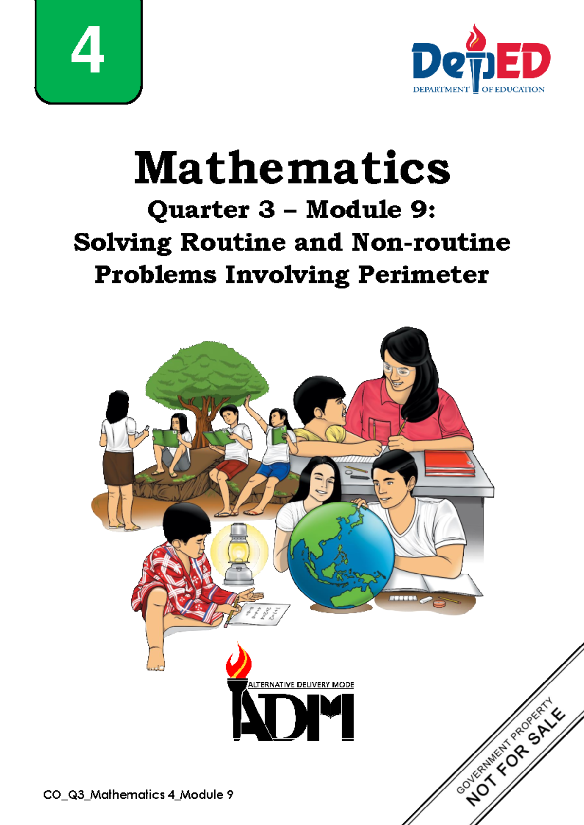 MATH4 Q3 Module 9: Solving Routine & Non-Routine Perimeter Problems ...