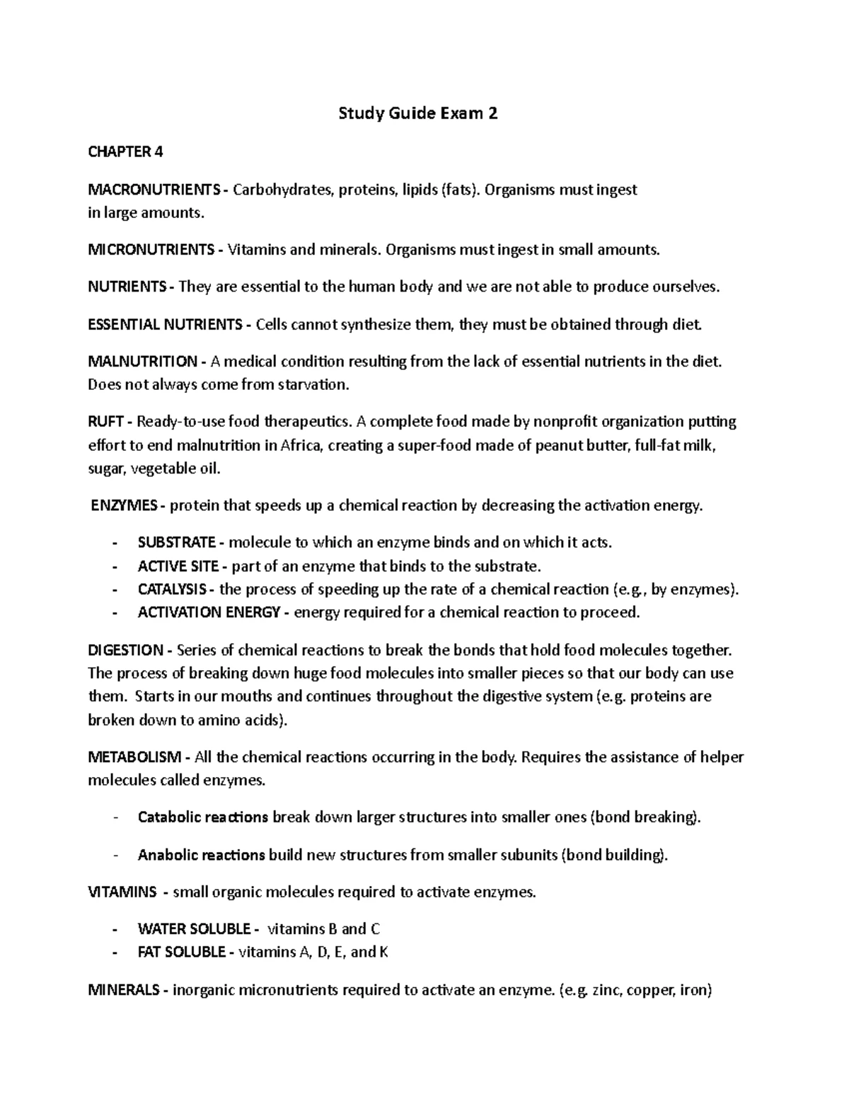 BSC1005 Exam #3 Study Guide: Key Concepts from Chapters 11 & 12 - Studocu