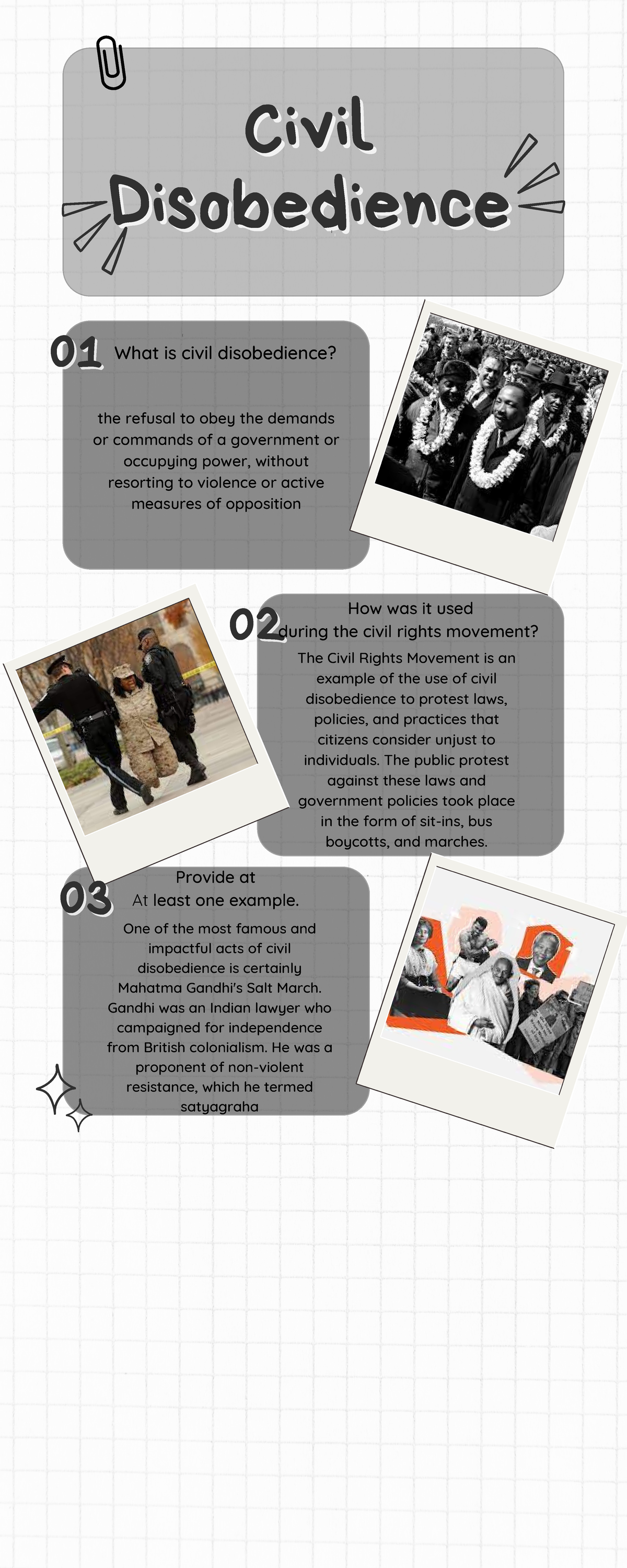 Civil Disobedience Overview: Impact on Civil Rights Movement - Studocu