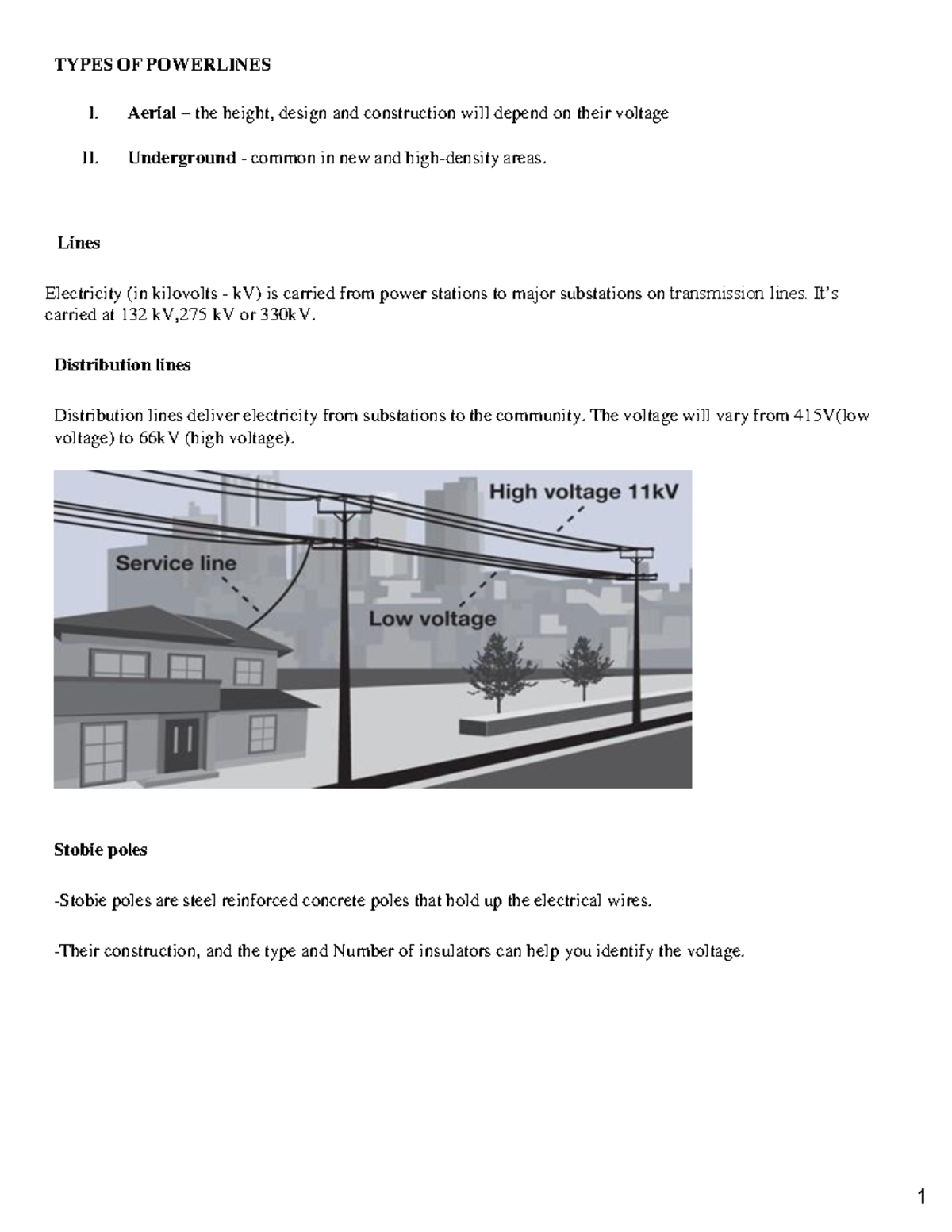 Types of Power Lines: A Comprehensive Overview of Voltage and Design ...