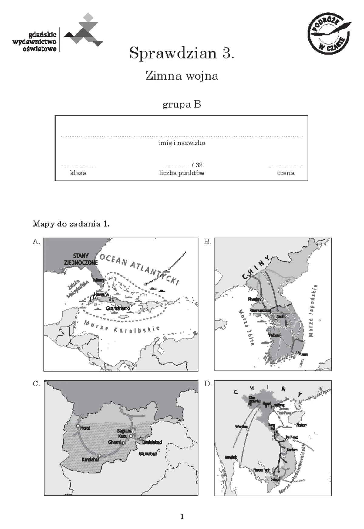 Wojny Wieku Xix Sprawdzian Grupa B www.studocu.com