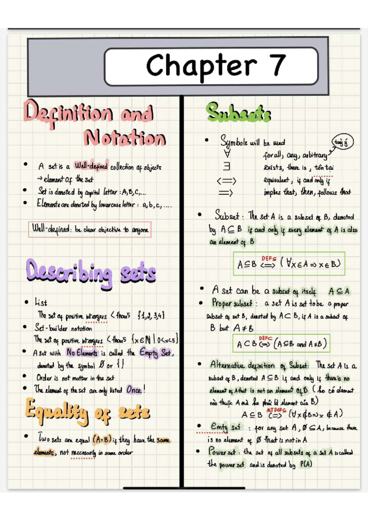 Chapter 7 Analysis Summary - Key Insights from Syllabus - Studeersnel