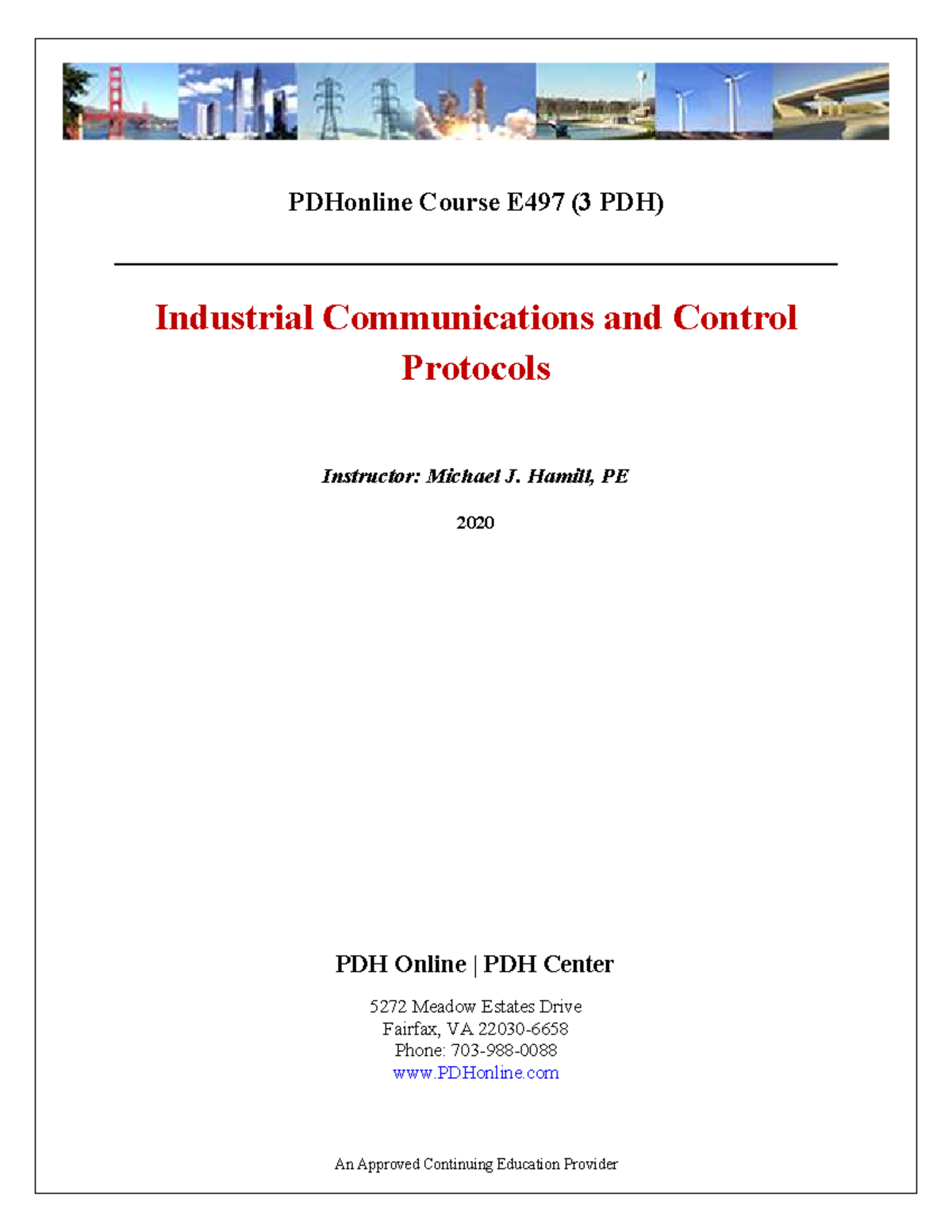 Industrial Communications and Control Protocols - PDHonline Course E497 ...