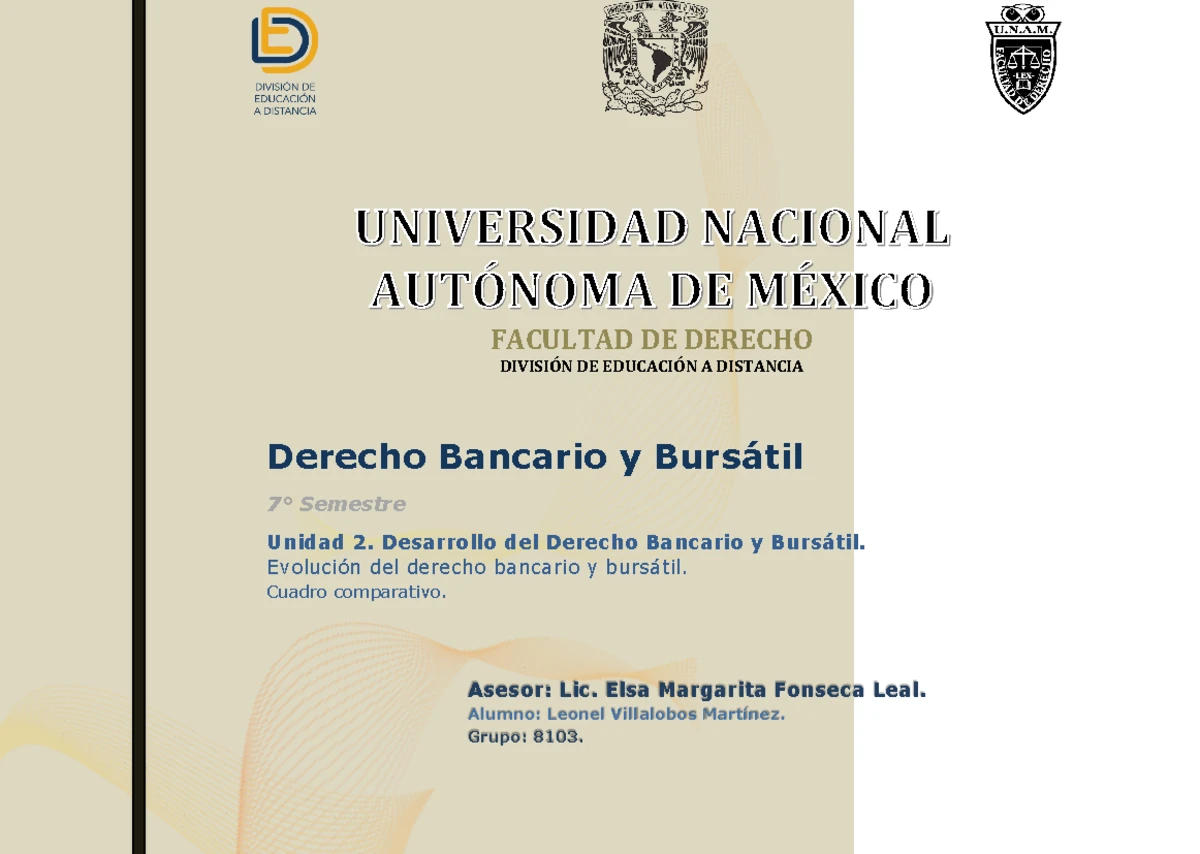 GUÍA DE Derecho Bancario y Bursátil (DRE-BAN-2023) - Studocu