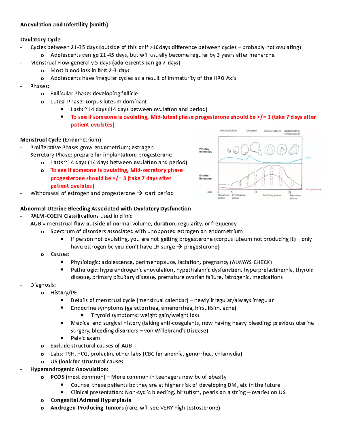 8. Anovulation and Infertility (Smith) - )? o Obstetrical history prior ...