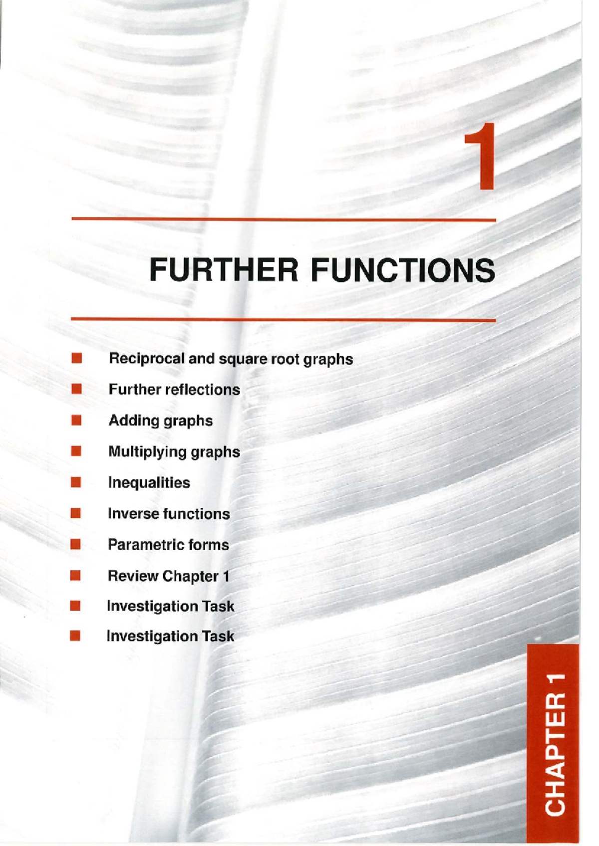 Mastering mathematics 1: Further functions and graph transformations ...