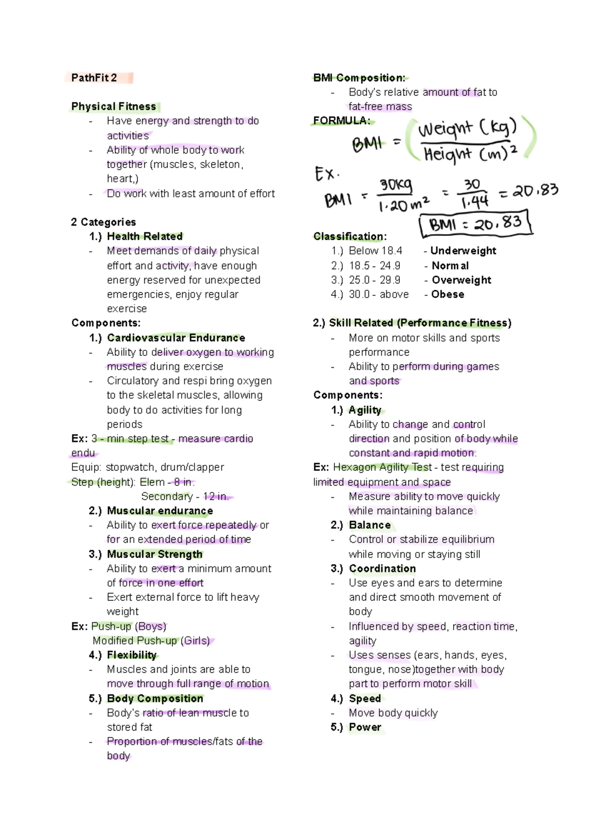 Notes for HEMA Lab: Primary & Secondary Hemostasis Overview - Studocu