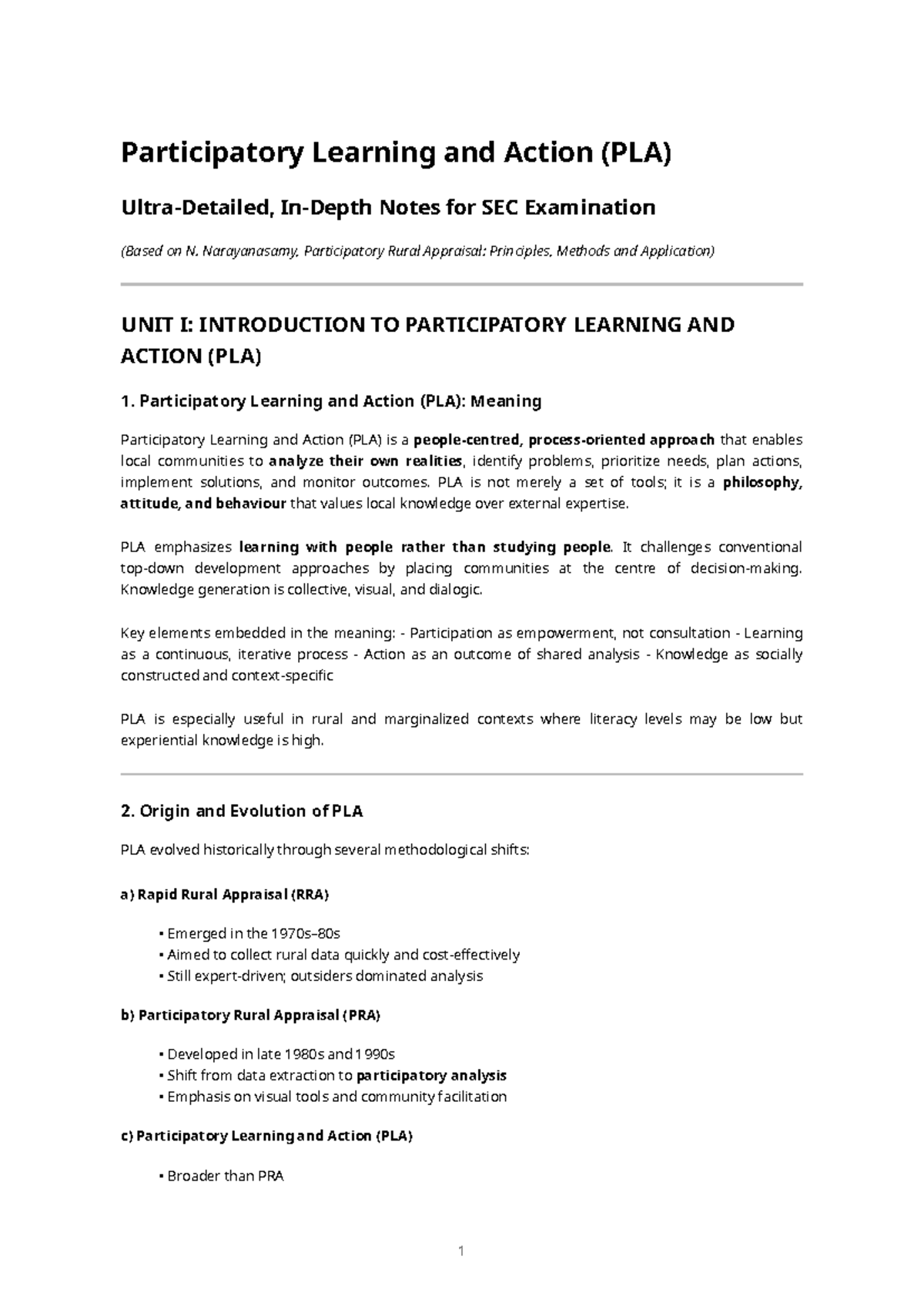 PLA SEC Exam Ultra Detailed Notes: Principles, Tools & Techniques - Studocu