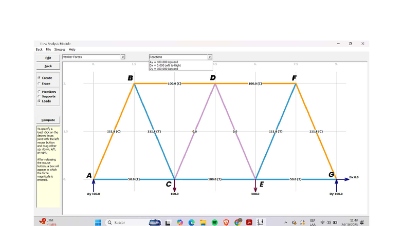 Truss Analysis Module 0: Member Forces & Reactions Guide - Studocu
