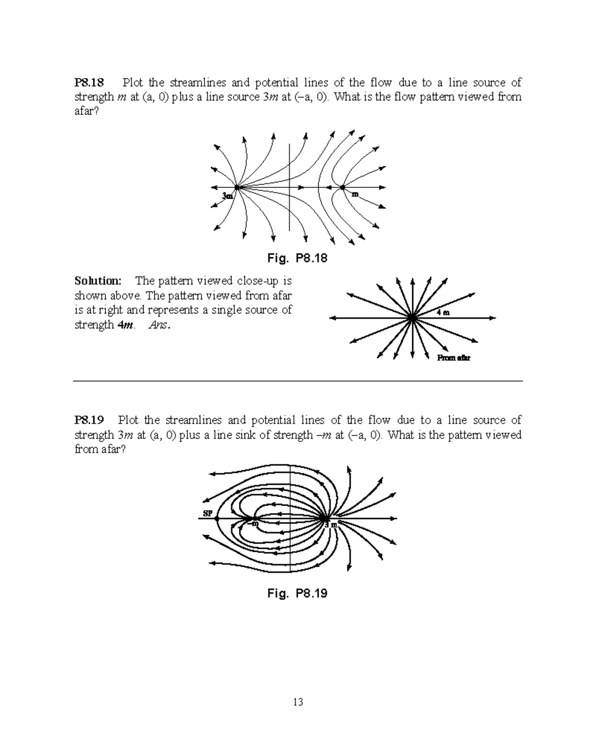 P8.18 & P8.19 Streamlines & Potential Lines Analysis - Solutions Manual ...