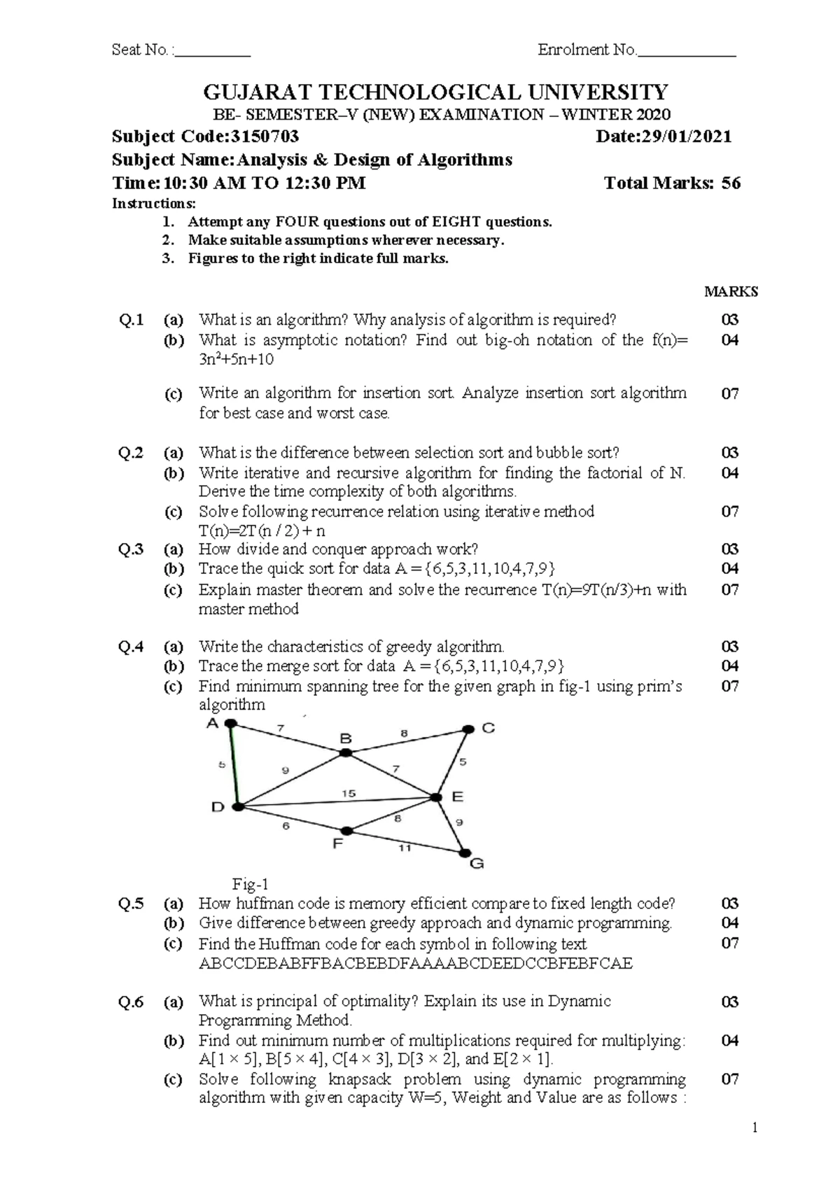 ADA - Practical Implementation of Sorting Algorithms Analysis - Studocu
