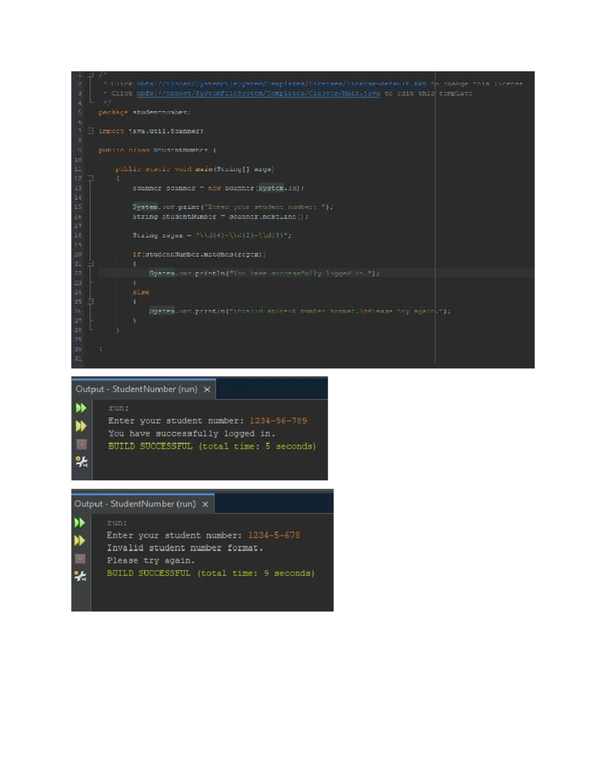Pre-Finals TP Java Code Implementation and Output Analysis - Studocu