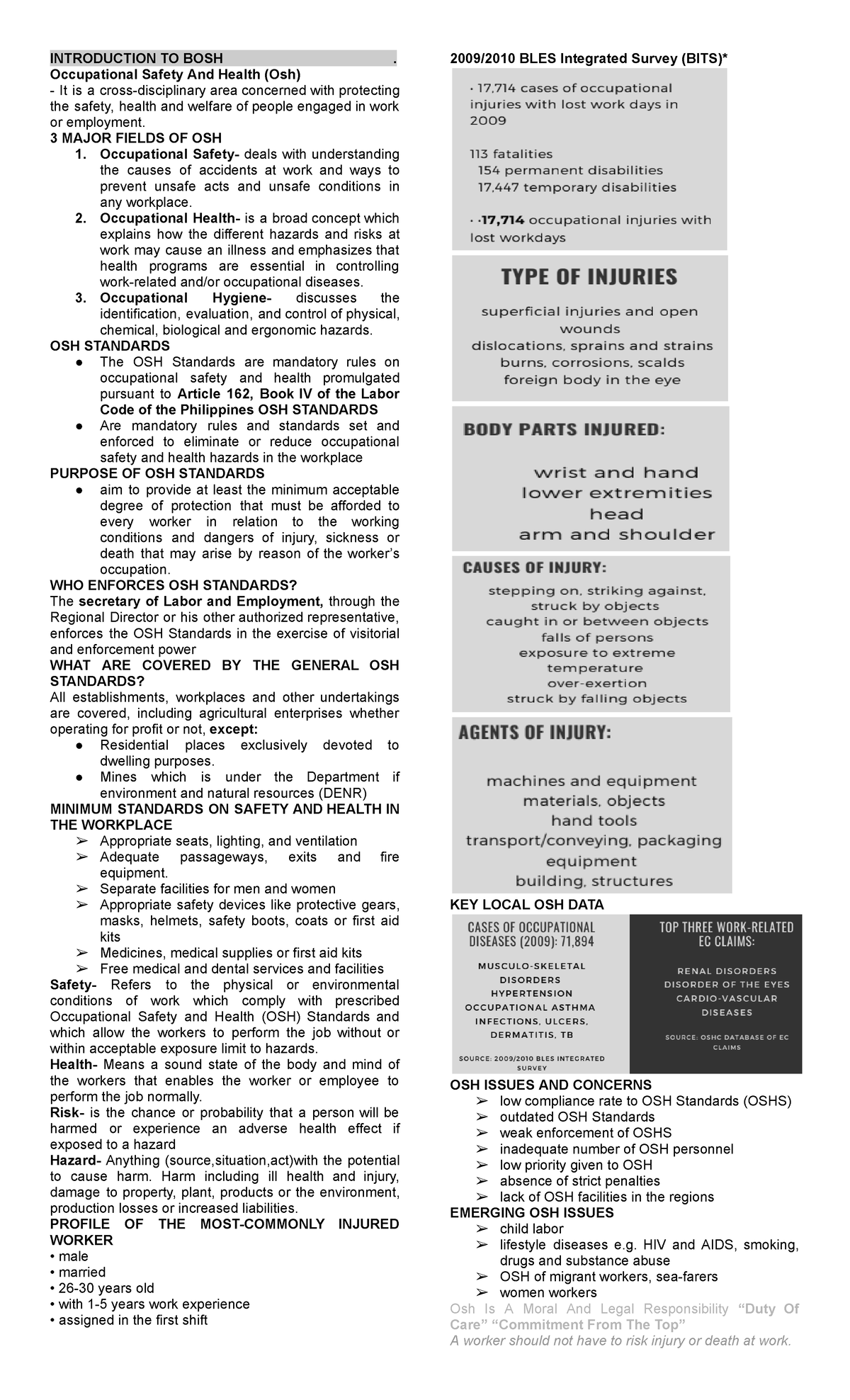 BOSH 101: Comprehensive Overview of Occupational Safety and Health ...