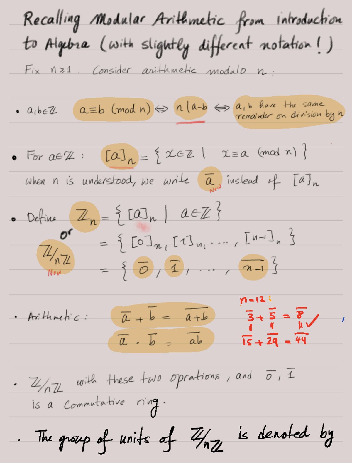 Discrete Math 2026: Modular Arithmetic Lecture Notes - Studocu