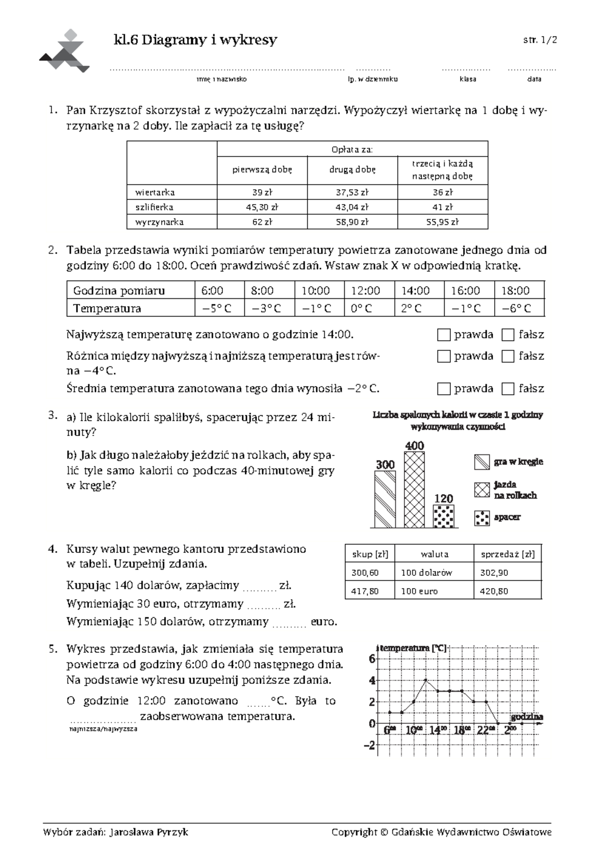 Wykresy Funkcji Sprawdzian Gimnazjum Gwo www.studocu.com